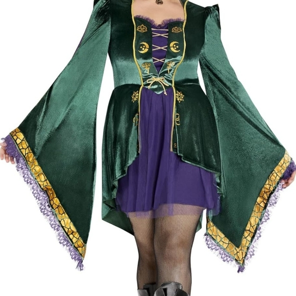 Spirit Halloween Hocus Pocus Adult Winifred Sanderson Dress - Picture 1 of 4